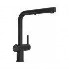 Franke Kanon KNG PRO 110-52 zlewozmywak 56x46 cm Fragranit+ z baterią Active Twist czarny mat 125.0749.686