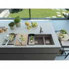 Franke Kanon KNG PRO 160-46-21 zlewozmywak 76x46 cm Fragranit+ kamienny szary 125.0749.678