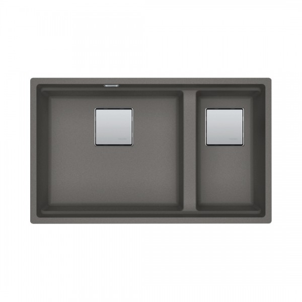 Franke Kanon KNG PRO 160-46-21 zlewozmywak 76x46 cm Fragranit+ kamienny szary 125.0749.678