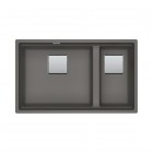 Franke Kanon KNG PRO 160-46-21 zlewozmywak 76x46 cm Fragranit+ kamienny szary 125.0749.678