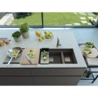 Franke Kanon KNG PRO 160-46-21 zlewozmywak 76x46 cm Fragranit+ łupkowy szary 125.0749.679