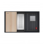 Franke Kanon KNG PRO 160-46-21 zlewozmywak 76x46 cm Fragranit+ czarny mat 125.0749.681