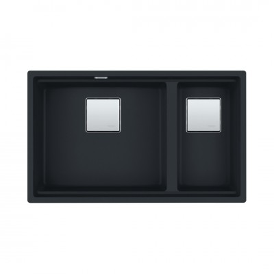 Franke Kanon KNG PRO 160-46-21 zlewozmywak 76x46 cm Fragranit+ czarny mat 125.0749.681