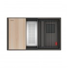 Franke Kanon KNG PRO 160-46-21 zlewozmywak 76x46 cm Fragranit+ łupkowy szary 125.0749.683