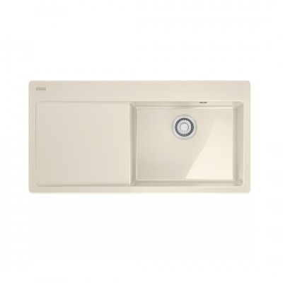 Franke Mythos MYK 611-100 zlewozmywak ceramiczny 100x51 cm komora z prawej kremowy 124.0749.509