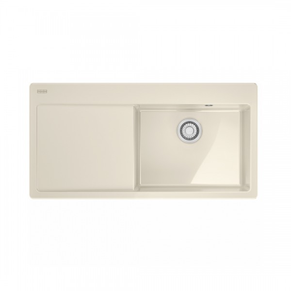 Franke Mythos MYK 611-100 zlewozmywak ceramiczny 100x51 cm komora z prawej kremowy 124.0749.509