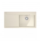 Franke Mythos MYK 611-100 zlewozmywak ceramiczny 100x51 cm komora z prawej kremowy 124.0749.509