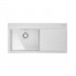 Franke MythosX MYK 611-100 zlewozmywak ceramiczny 100x51 cm komora z lewej biały polarny 124.0749.514