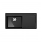 Franke MythosX MYK 611-100 zlewozmywak ceramiczny 100x51 cm komora z lewej onyx 124.0749.512