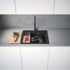 Franke Kanon KNG PRO 610-53 zlewozmywak 59x51 cm Fragranit+ czarny mat 114.0749.631