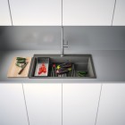 Franke Kanon KNG PRO 610-73 zlewozmywak 79x51 cm Fragranit+ kamienny szary 114.0749.638