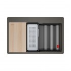 Franke Kanon KNG PRO 610-73 zlewozmywak 79x51 cm Fragranit+ łupkowy szary 114.0749.639