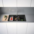 Franke Kanon KNG PRO 610-73 zlewozmywak 79x51 cm Fragranit+ czarny mat 114.0749.641