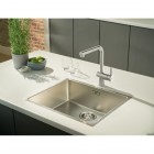 Franke Atlas Neo pull-out spray bateria kuchenna stojąca z wyciąganą wylewką stal szlachetna 115.0741.710