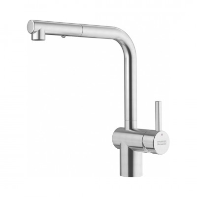 Franke Atlas Neo pull-out spray bateria kuchenna stojąca z wyciąganą wylewką stal szlachetna 115.0741.710
