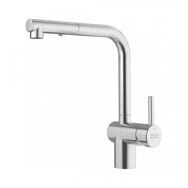 Franke Atlas Neo pull-out spray bateria kuchenna stojąca z wyciąganą wylewką stal szlachetna 115.0741.710