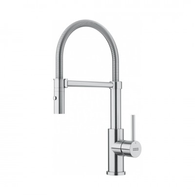 Franke Smart Glenda semi-pro bateria kuchenna stojąca z wyciąganą wylewką stal szlachetna 115.0747.475