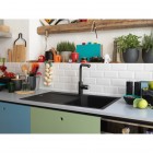 Franke Urban 2.0 L pull-out bateria kuchenna stojąca z wyciąganą wylewką czarny mat 115.0755.387