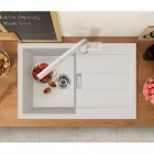 Franke Urban 2.0 L pull-out bateria kuchenna stojąca z wyciąganą wylewką biały polarny 115.0755.389