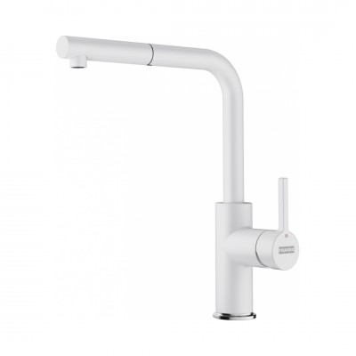 Franke Urban 2.0 L pull-out bateria kuchenna stojąca z wyciąganą wylewką biały polarny 115.0755.389