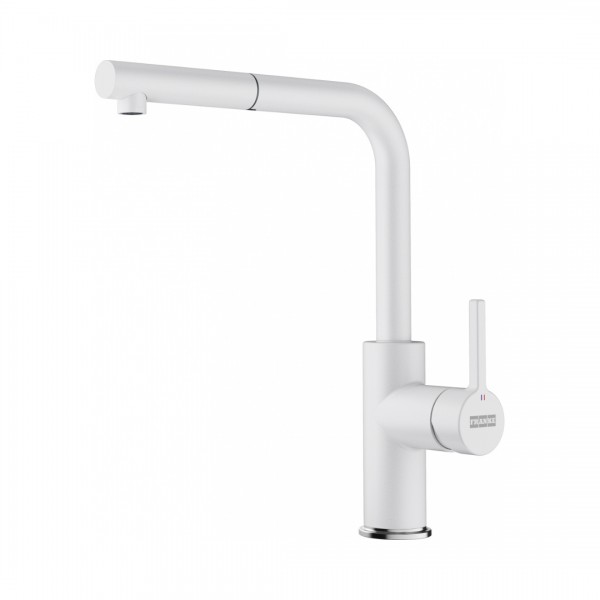 Franke Urban 2.0 L pull-out bateria kuchenna stojąca z wyciąganą wylewką biały polarny 115.0755.389