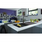 Franke Urban 2.0 L pull-out bateria kuchenna stojąca z wyciąganą wylewką onyx 115.0755.388