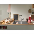 Franke Urban 2.0 L pull-out bateria kuchenna stojąca z wyciąganą wylewką kamienny szary 115.0755.390