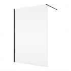 Ronal Easy 2.0 ścianka prysznicowa wolnostojąca Walk-in 80 cm czarny mat D400800607