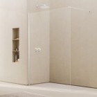 Ronal Easy 2.0 ścianka prysznicowa wolnostojąca Walk-in 80 cm biały mat D400800907