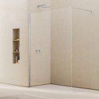 Ronal Easy 2.0 ścianka prysznicowa wolnostojąca Walk-in 80 cm nikiel szczotkowany D400802507