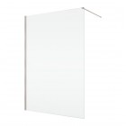 Ronal Easy 2.0 ścianka prysznicowa wolnostojąca Walk-in 80 cm brąz szczotkowany D400802807
