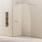Ronal Easy 2.0 ścianka prysznicowa wolnostojąca Walk-in 90 cm srebrny połysk D40S0905007