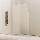Ronal Easy 2.0 ścianka prysznicowa wolnostojąca Walk-in 90 cm biały mat D40S0900907