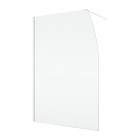 Ronal Easy 2.0 ścianka prysznicowa wolnostojąca Walk-in 90 cm biały mat D40S0900907