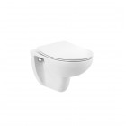 Roca Victoria miska WC wisząca Rimless z deską WC wolnoopadającą A34HV02000