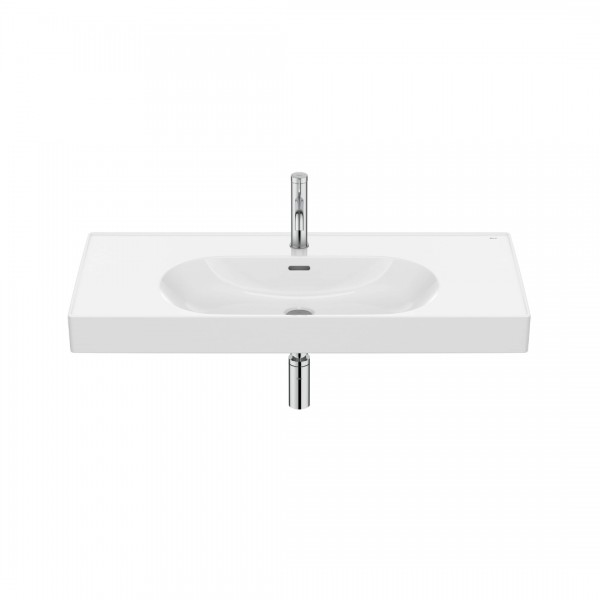 Roca Meridian umywalka 100x46 cm ścienna / meblowa biała Supraglaze® A327746S00