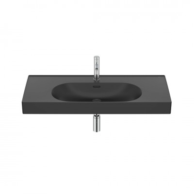 Roca Meridian umywalka 100x46 cm ścienna / meblowa czarny mat A327746080