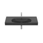 Roca Meridian umywalka 100x46 cm ścienna / meblowa czarny mat A327746080