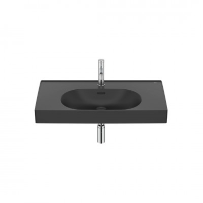 Roca Meridian umywalka 80x46 cm ścienna / meblowa czarny mat A327745080
