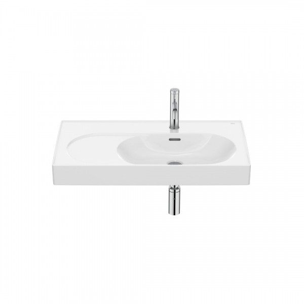 Roca Meridian umywalka 80x46 cm ścienna / meblowa prawa biała A327744000