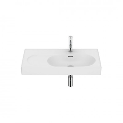 Roca Meridian umywalka 80x46 cm ścienna / meblowa prawa biały mat A327744620