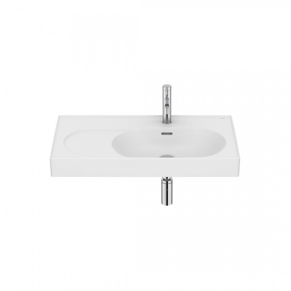 Roca Meridian umywalka 80x46 cm ścienna / meblowa prawa biały mat A327744620