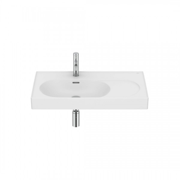 Roca Meridian umywalka 80x46 cm ścienna / meblowa lewa biały mat A327743620