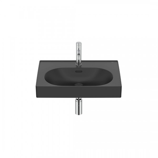 Roca Meridian umywalka 60x46 cm ścienna / meblowa czarny mat A327742080