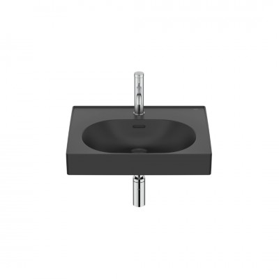 Roca Meridian umywalka 55x46 cm ścienna / meblowa czarny mat A327741080