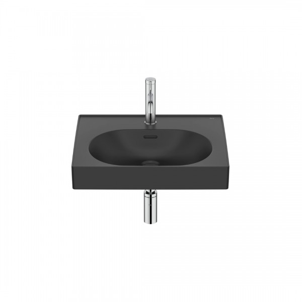 Roca Meridian umywalka 55x46 cm ścienna / meblowa czarny mat A327741080