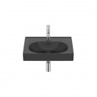 Roca Meridian umywalka 55x46 cm ścienna / meblowa czarny mat A327741080