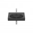Roca Meridian umywalka 55x46 cm ścienna / meblowa czarny mat A327741080