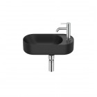 Roca Meridian Compacto umywalka 50x27,5 cm ścienna czarny mat A327740080