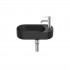 Roca Meridian Compacto umywalka 50x27,5 cm ścienna czarny mat A327740080
